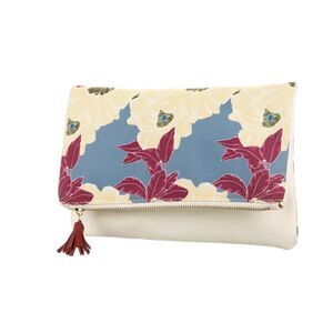 Rachel Pally Leather Foldover Clutch